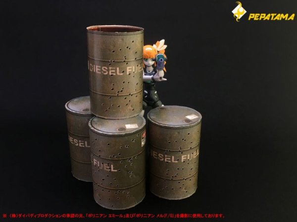 画像5: PEPATAMAシリーズ S-002 ペーパージオラマ ドラム缶A