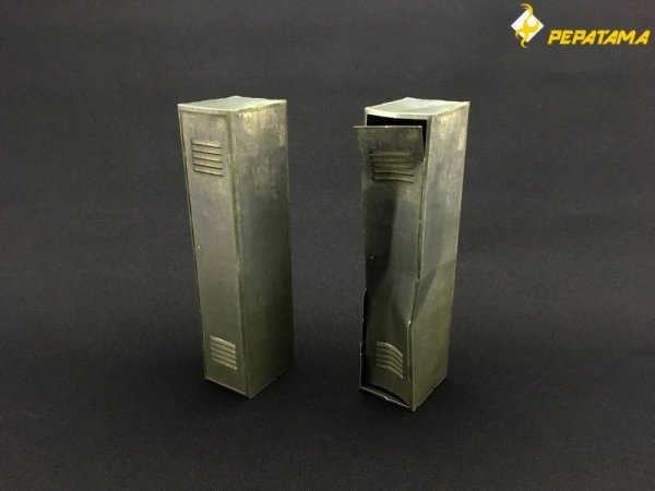 画像8: PEPATAMAシリーズ S-009 ペーパージオラマ ロッカーA