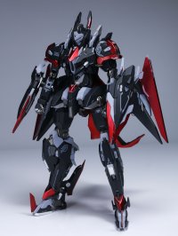 【再販】Robox Animation 人型装甲戦紀 六二式「谷雨」突撃型改“烏卯”(ブラック) 合金可動フィギュア