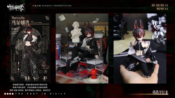 画像2: HEART BEAT MOMENT ザ・パスト・イン・シチリアシリーズ トレーディングドール (4個入り1BOX)