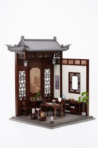 ZHENMU 知古小斎(ちこしょうさい) 1/12スケール中華風ドールハウス