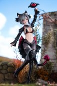 画像23: 次元具象(EXSSRION) 見習い魔女 星川ネコ 1/12スケール可動フィギュア(ブラック)