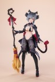 画像4: 次元具象(EXSSRION) 見習い魔女 星川ネコ 1/12スケール可動フィギュア(ブラック)