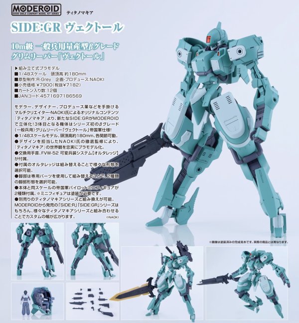 画像1: MODEROID 『ティタノマキア』 SIDE：GR ヴェクトール
