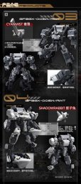 画像2: BIGFIREBIRD BUILD SHADOW TROOPS EX(シャドウトループスエクストラ)シリーズ EX03 CYANMIST(シアンミスト)& EX04 SHADOWRABBIT(シャドウラビット) プラスチックモデルキット (2)