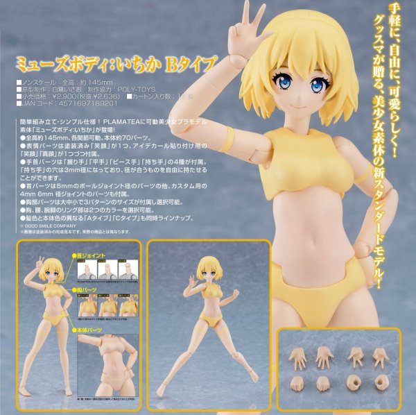 画像1: PLAMATEA ミューズボディ：いちか Bタイプ