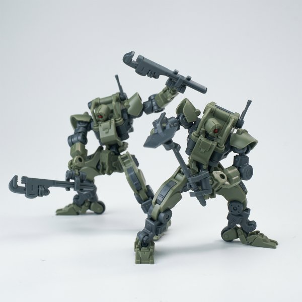 画像2: SHEIK MAINLAND 戦闘工兵 マーティン 1/144スケールプラスチックモデルキット (グリーン / イエロー)