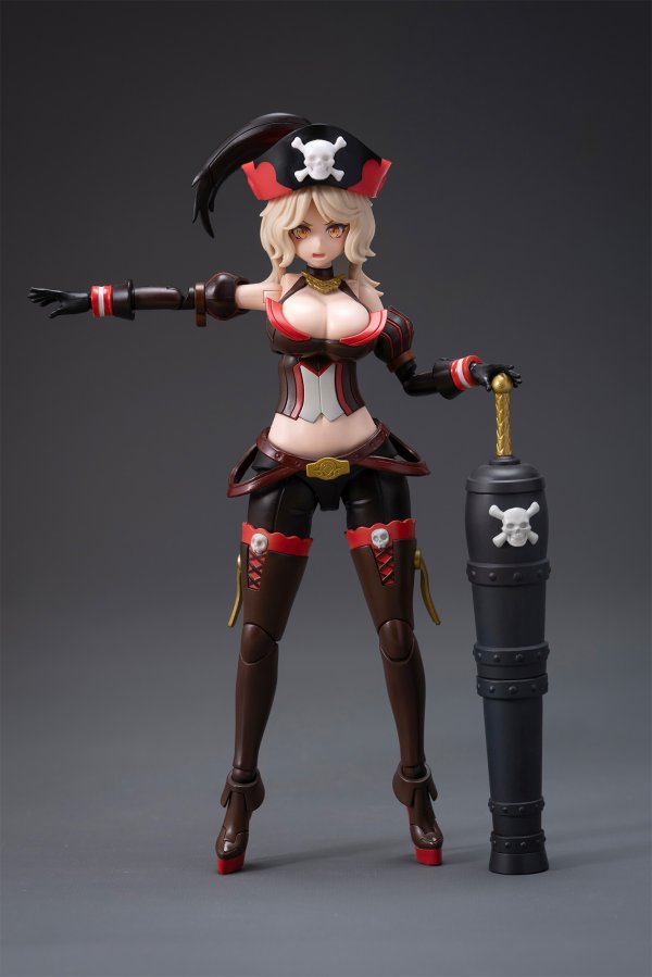 画像2: BORDER MODEL BA003 海賊・クイーン アン 1/12スケールプラスチックモデルキット