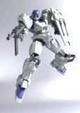 画像1: SHEIK MAINLAND　ULTRA ACTION TROOPERシリーズ stag(スタッグ) 1/144スケール プラスチックモデルキット (ホワイト / ブラック) (1)
