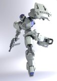 画像2: SHEIK MAINLAND　ULTRA ACTION TROOPERシリーズ stag(スタッグ) 1/144スケール プラスチックモデルキット (ホワイト / ブラック) (2)