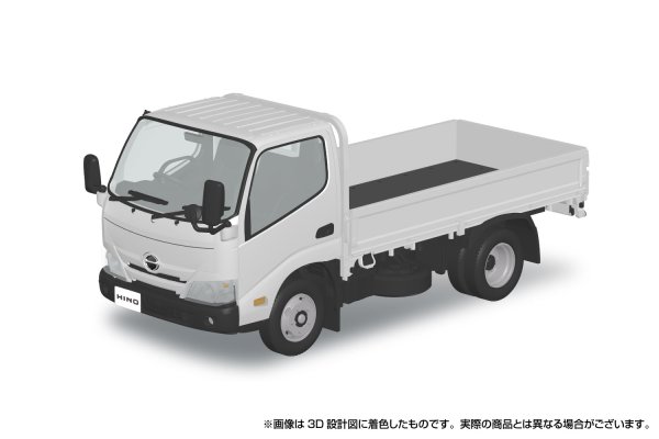 画像2: 楽プラ スナップキット No.23 日野 デュトロ 平ボデー