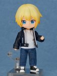 画像4: ねんどろいどどーる おようふくセット ライダースジャケット (ブラック / アイボリー)