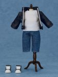 画像3: ねんどろいどどーる おようふくセット ライダースジャケット (ブラック / アイボリー)