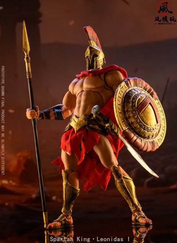 画像2: WIND TOYS　Spartan King Leonidas I(スパルタンキング レオニダス) 1/12スケール 可動フィギュア (スタンダード版 / ダメージ版)