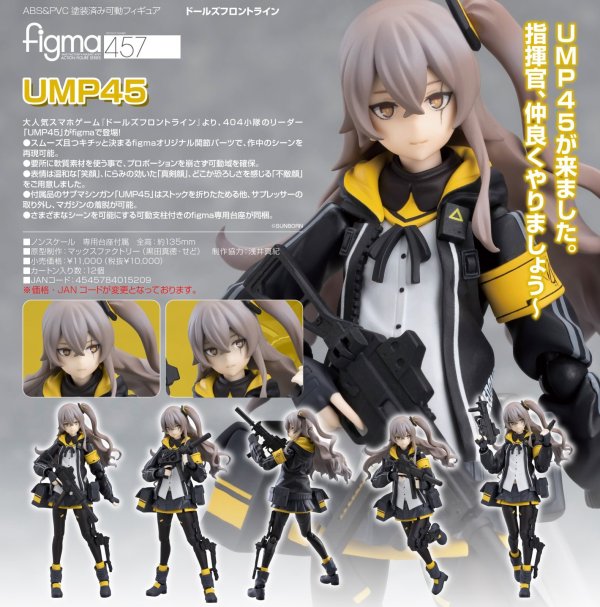 画像1: 【再販】figma 『ドールズフロントライン』 UMP45