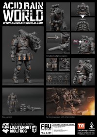 TOYS ALLIANCE LIMITED アシッドレイン 1/18スケール FAV-A139 中尉ウルフドッグ