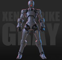 SHEIK MAINLAND 3 min projectシリーズ 強攻異人 1/18スケールプラスチックモデルキット (グレー / メタリックブラック / ネイビー / レッド)