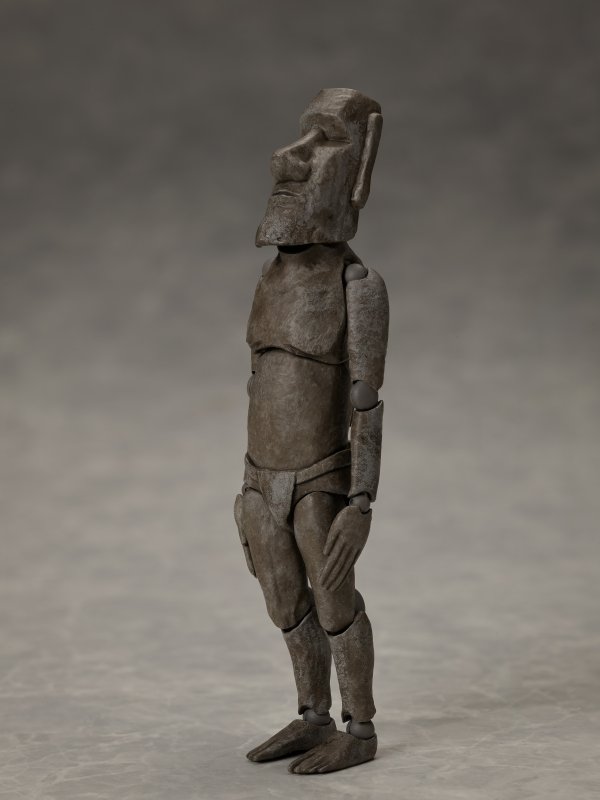 画像2: 【再販】figma 『テーブル美術館-分館-』 モアイ像