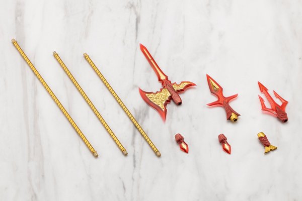 画像3: 『M.S.G モデリングサポートグッズ』 バーチュアスタイル11 ポールウェポンセット フレイムライトVer.