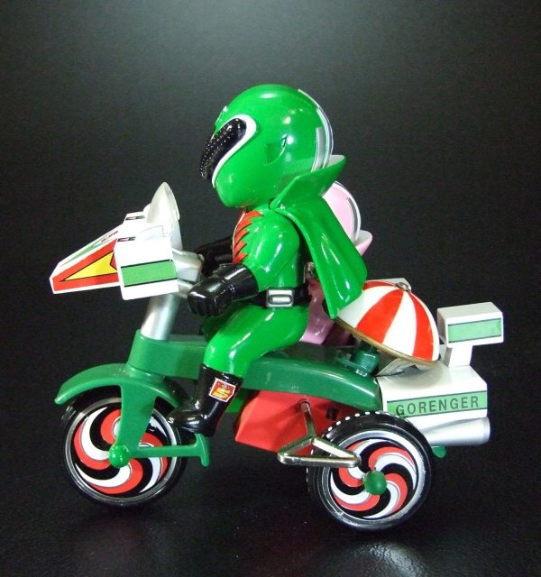画像16: EX三輪車 秘密戦隊ゴレンジャーシリーズ (アカレンジャー Bタイプ / アオレンジャー＋キレンジャー Bタイプ / ミドレンジャー＋モモレンジャー Bタイプ)