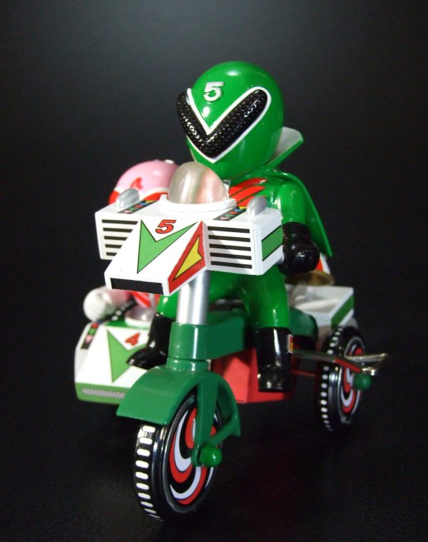 画像15: EX三輪車 秘密戦隊ゴレンジャーシリーズ (アカレンジャー Bタイプ / アオレンジャー＋キレンジャー Bタイプ / ミドレンジャー＋モモレンジャー Bタイプ)