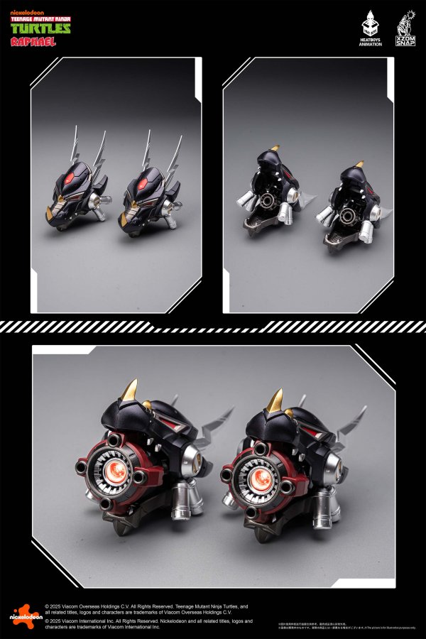 画像29: HEATBOYS HB0095 ティーンエイジ・ミュータント・ニンジャ・タートルズ ラファエロ 赤煞(あかさつ) 合金可動フィギュア