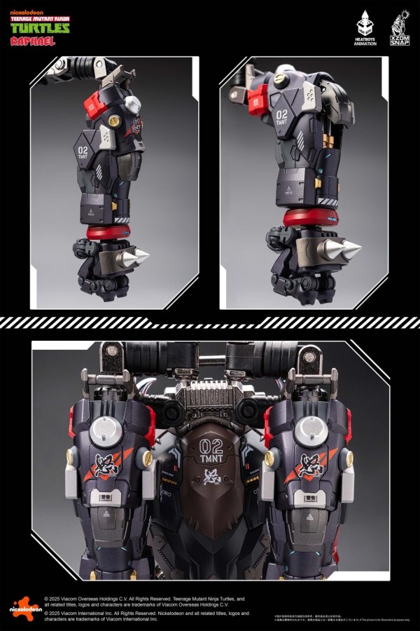 画像27: HEATBOYS HB0095 ティーンエイジ・ミュータント・ニンジャ・タートルズ ラファエロ 赤煞(あかさつ) 合金可動フィギュア