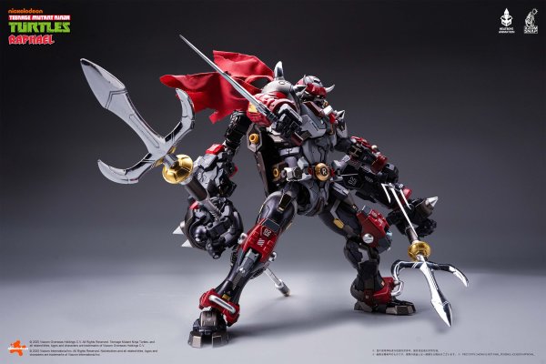 画像9: HEATBOYS HB0095 ティーンエイジ・ミュータント・ニンジャ・タートルズ ラファエロ 赤煞(あかさつ) 合金可動フィギュア