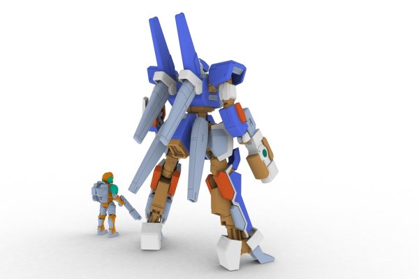 画像3: 【再販】『ウルフファング空牙2001』 1/35スケール TYPE02 天雷（TENRAI）