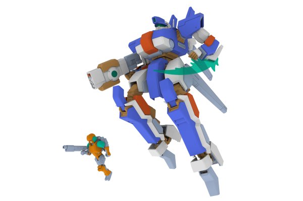 画像4: 【再販】『ウルフファング空牙2001』 1/35スケール TYPE02 天雷（TENRAI）