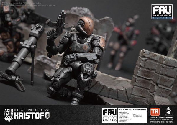 画像9: TOYS ALLIANCE LIMITED アシッドレイン 1/18スケール FAV-A142 クリストフ