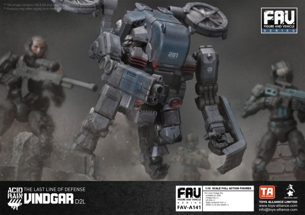 画像8: TOYS ALLIANCE LIMITED アシッドレイン 1/18スケール FAV-A141 ヴィンドガル D2L
