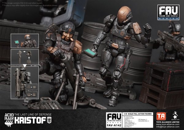 画像7: TOYS ALLIANCE LIMITED アシッドレイン 1/18スケール FAV-A142 クリストフ