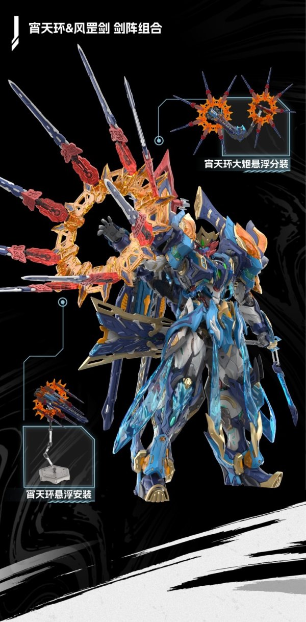 画像10: MOTOR NUCLEAR MNP-XH14A 天剣星-魔神四将-魔礼青 プラスチックモデルキット