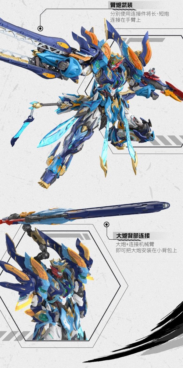 画像4: MOTOR NUCLEAR MNP-XH14A 天剣星-魔神四将-魔礼青 プラスチックモデルキット