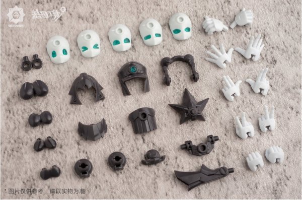 画像2: QUANKAI Studio Gene Interference(ジーンインターフェアランス)シリーズ QK-ST-002 1/12スケール プラスチックモデルキット