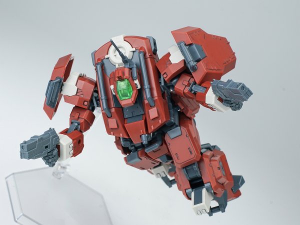 画像17: SHEIK MAINLAND ULTRA ACTION TROOPERシリーズ 轟魔(ごうま) 1/144スケール プラスチックモデルキット (レッド / グリーン)