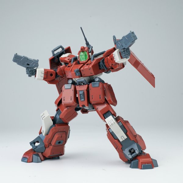 画像9: SHEIK MAINLAND ULTRA ACTION TROOPERシリーズ 轟魔(ごうま) 1/144スケール プラスチックモデルキット (レッド / グリーン)