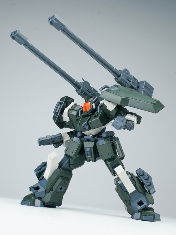 画像33: SHEIK MAINLAND ULTRA ACTION TROOPERシリーズ 轟魔(ごうま) 1/144スケール プラスチックモデルキット (レッド / グリーン)