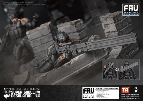 画像10: TOYS ALLIANCE LIMITED アシッドレイン 1/18スケール FAV-A143 スーパースカル デソレーター