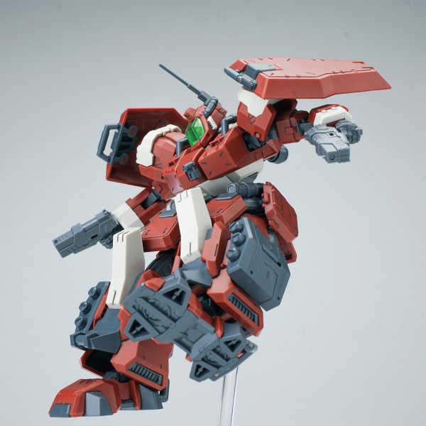 画像10: SHEIK MAINLAND ULTRA ACTION TROOPERシリーズ 轟魔(ごうま) 1/144スケール プラスチックモデルキット (レッド / グリーン)