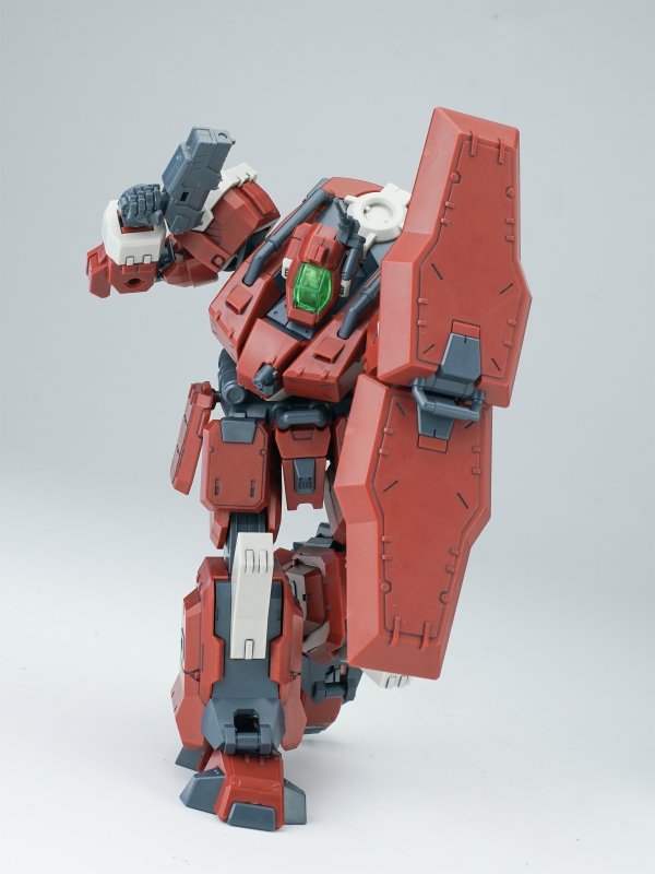 画像7: SHEIK MAINLAND ULTRA ACTION TROOPERシリーズ 轟魔(ごうま) 1/144スケール プラスチックモデルキット (レッド / グリーン)