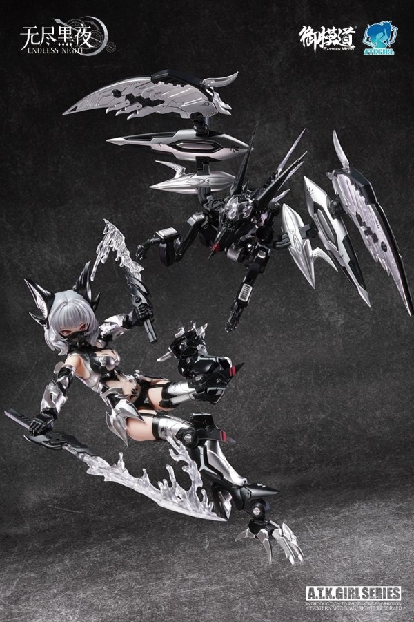 画像9: EASTERN MODEL ENDLESS NIGHTシリーズ 吸血鬼 カーミラ 幽銀血魅(ゆうぎんけつみ)Ver. 1/12スケールプラスチックモデルキット