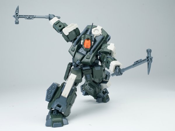 画像41: SHEIK MAINLAND ULTRA ACTION TROOPERシリーズ 轟魔(ごうま) 1/144スケール プラスチックモデルキット (レッド / グリーン)