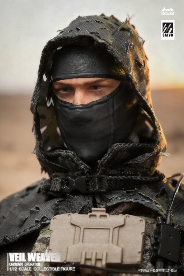 画像9: HASUKI SALVOシリーズ SA04 ナイトヴェイル・ウィーバー 1/12スケール可動フィギュア