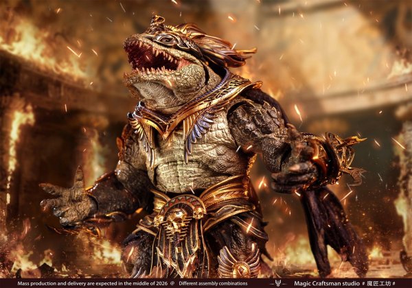 画像17: Magic Craftsman studio(魔匠工房) Temple of Chaos(テンプル・オブ・ケイオス)シリーズ Sobek(セベク) Desert Colossus Crocodile(デザート・コロッサス・クロコダイル) 1/12スケール可動フィギュア