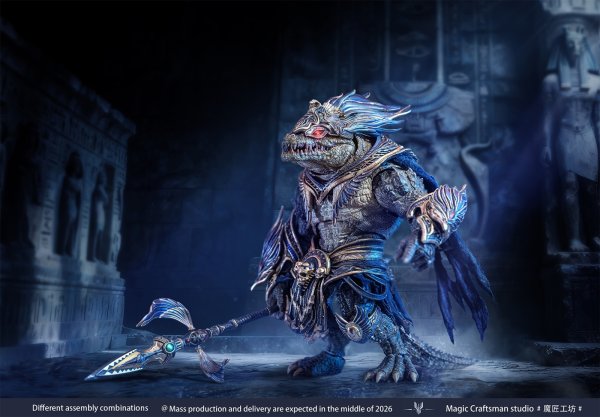 画像13: Magic Craftsman studio(魔匠工房) Temple of Chaos(テンプル・オブ・ケイオス)シリーズ Sobek(セベク) Desert Colossus Crocodile(デザート・コロッサス・クロコダイル) 1/12スケール可動フィギュア