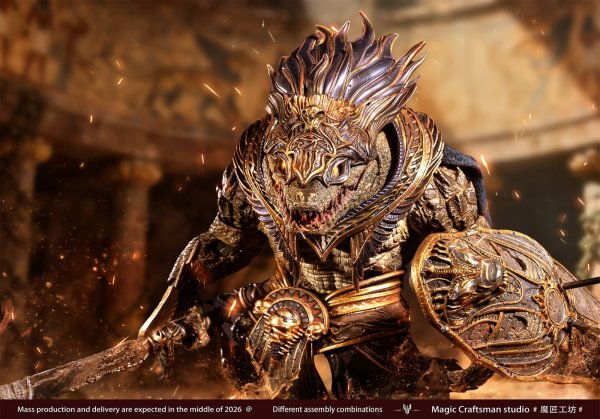 画像18: Magic Craftsman studio(魔匠工房) Temple of Chaos(テンプル・オブ・ケイオス)シリーズ Sobek(セベク) Desert Colossus Crocodile(デザート・コロッサス・クロコダイル) 1/12スケール可動フィギュア