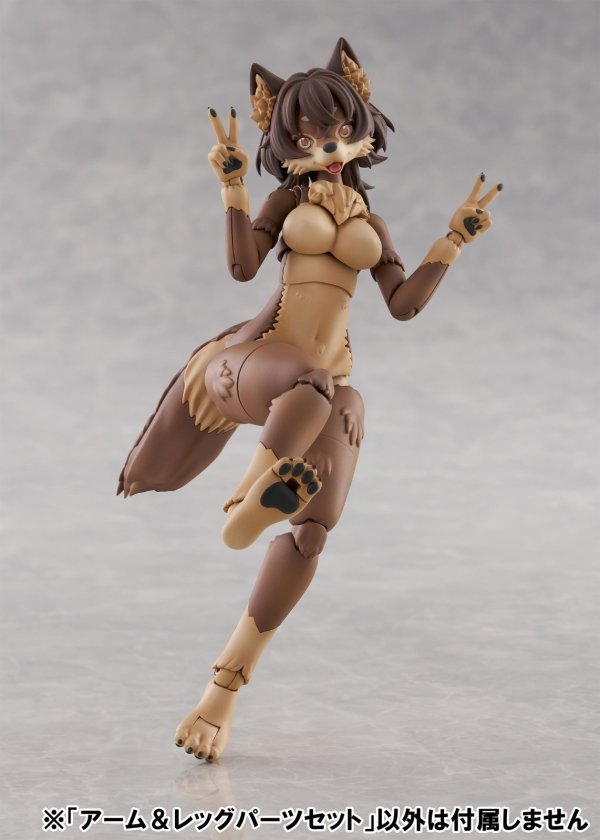 画像37: けもプラ No.KP-03 ハイイロオオカミ 各種
