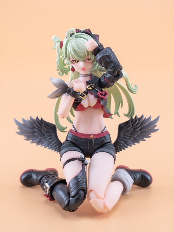 画像11: 次元具象(EXSSRION) 魔音天使 星川ネコ 1/12スケール可動フィギュア (黄色髪Ver. / 緑髪Ver.)